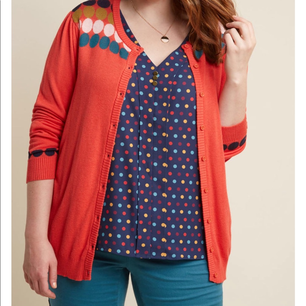 Polka Dot ModCloth Cardigan